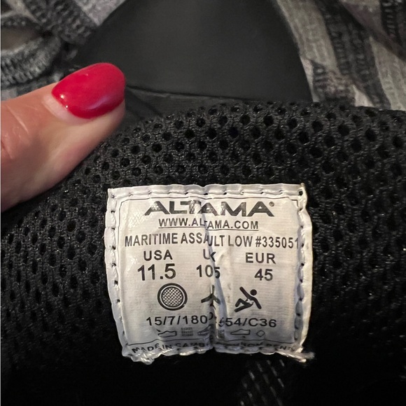 EUC Multi-cam Black Altama Maritime Low Tactical Shoe Sz 11.5 - Picture 7 of 11